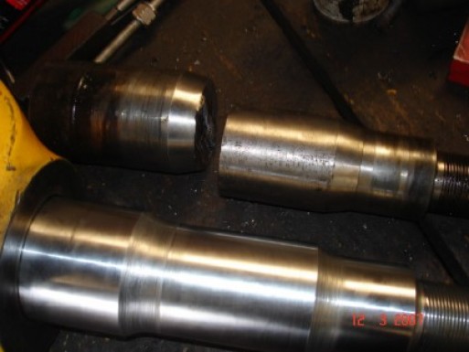 Replacement stub axle for fork lift truck Replacement stub axle for fork lift truck