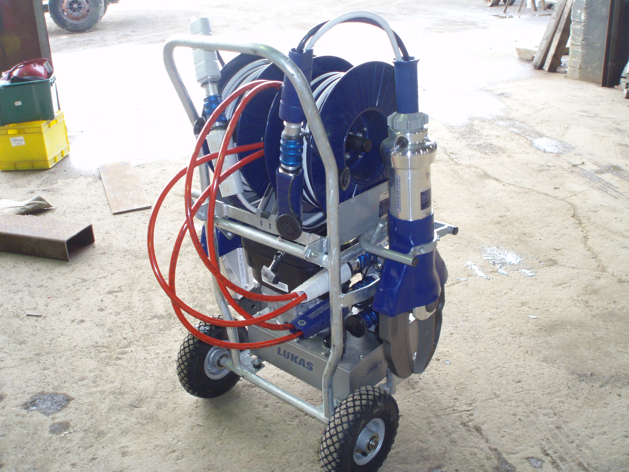 NZ Fire Service Trolley to house & transport cutting equipment