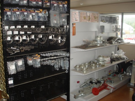 We stock a range of trailer components including towballs, couplings, fastners, hubs & stubs